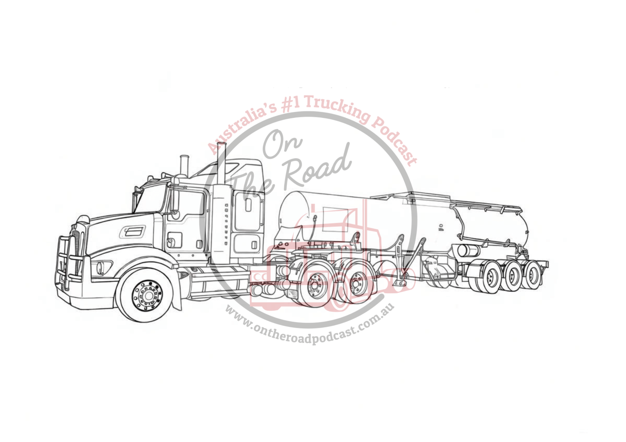Truck Drawings Bundle 4 Tankers