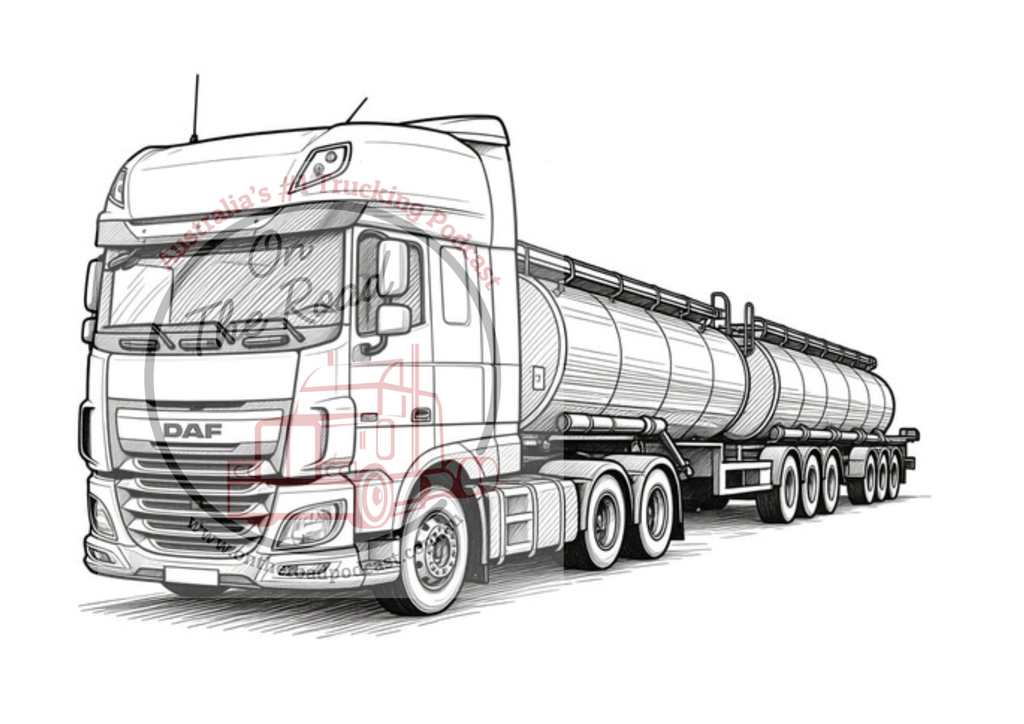 Truck Drawings Bundle 4 Tankers
