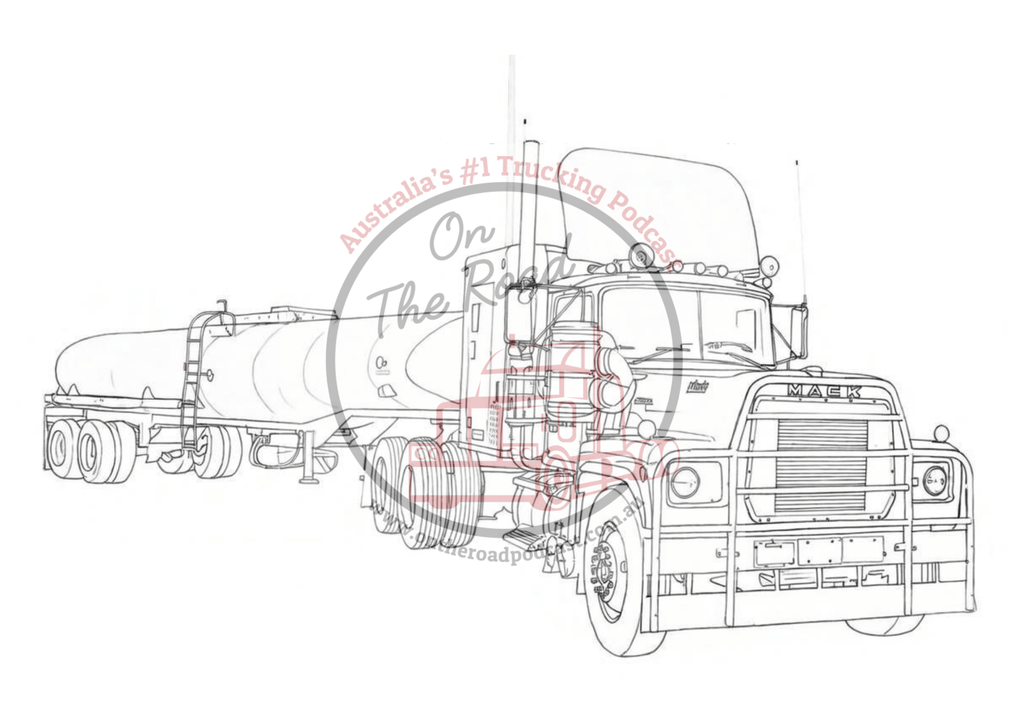Truck Drawings Bundle 5 Just Macks