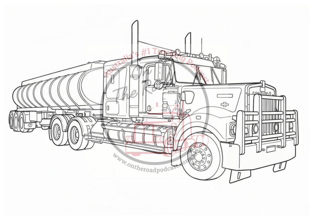 Truck Drawings Bundle 4 Tankers