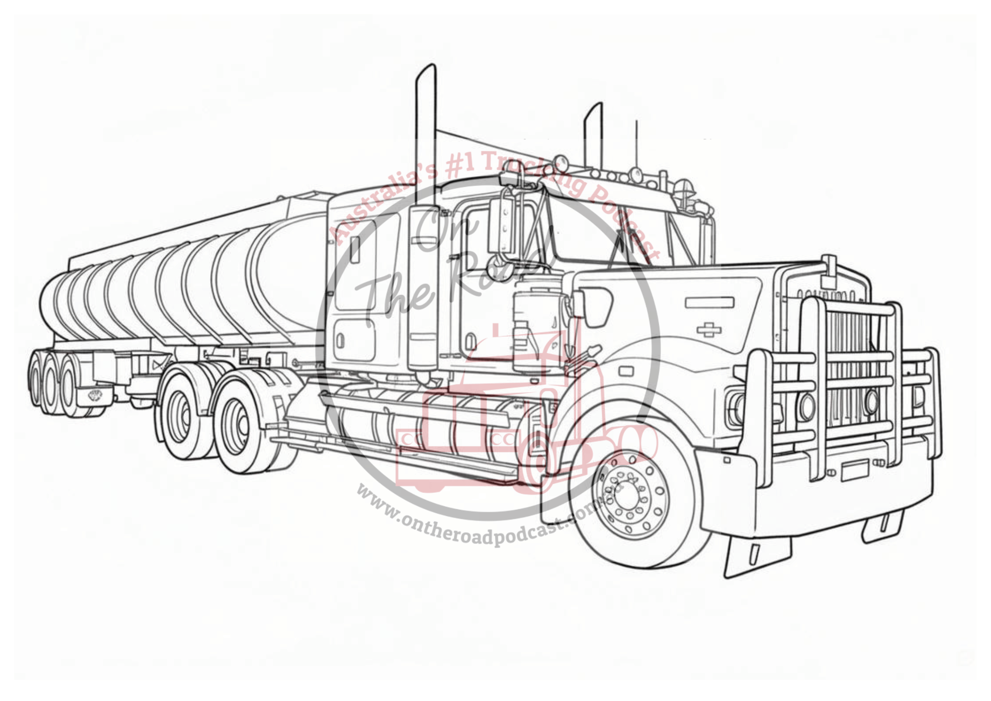 Truck Drawings Bundle 4 Tankers