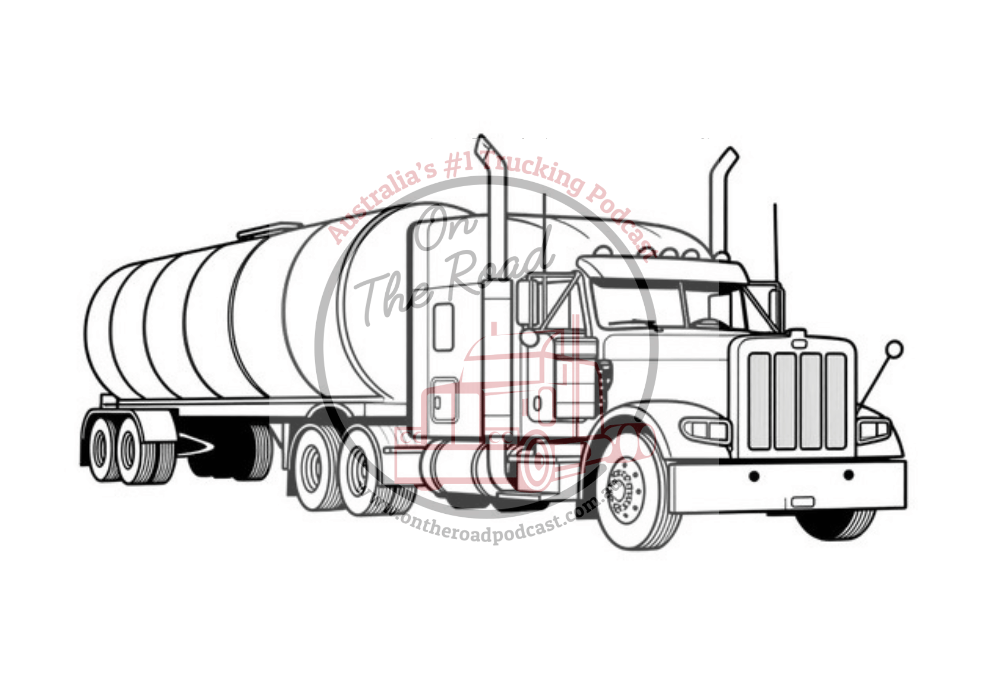 Truck Drawings Bundle 4 Tankers