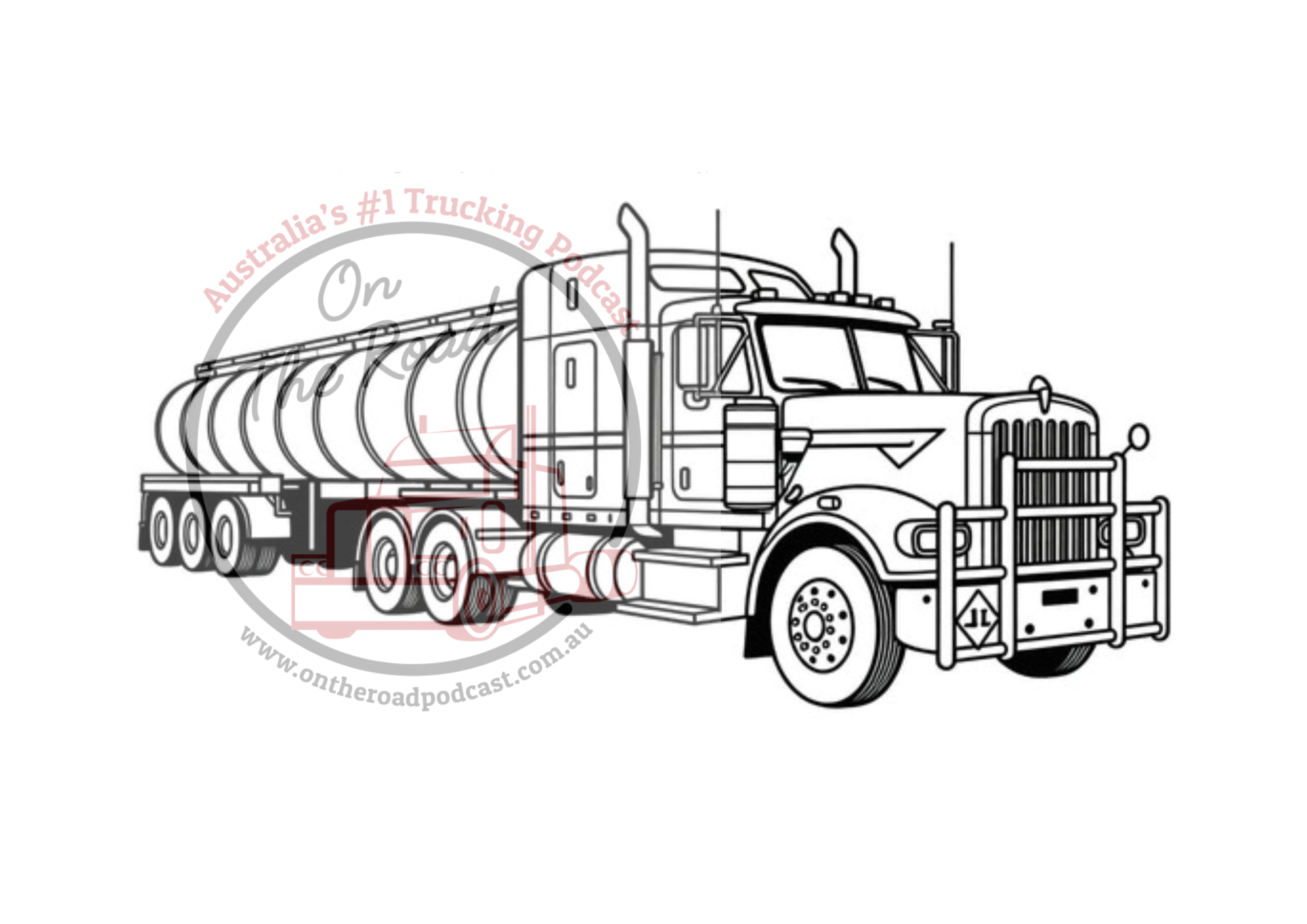 Truck Drawings Bundle 4 Tankers