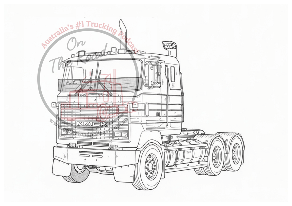 Truck Drawings Bundle 5 Just Macks