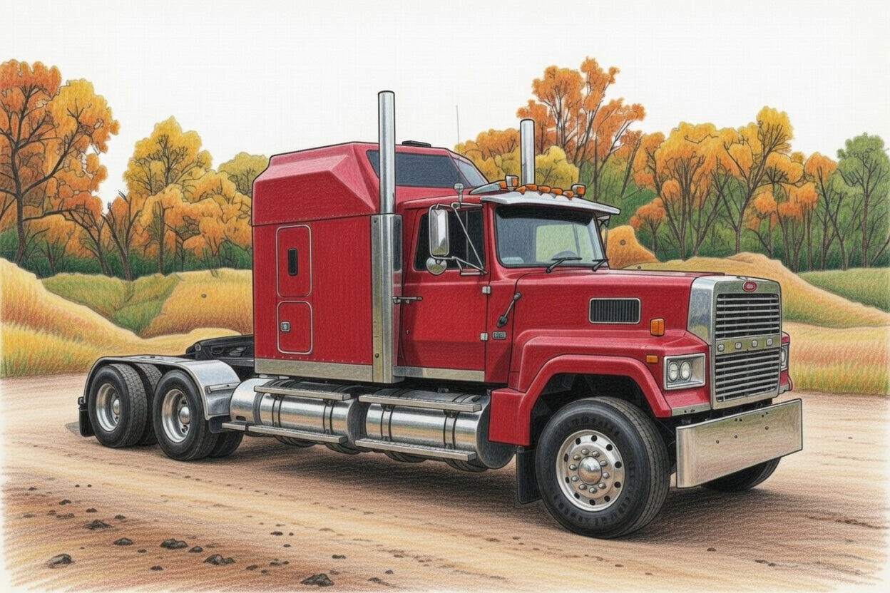 Truck Drawings Bundle 3